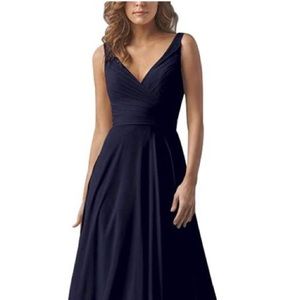 PRICE DROP! 🎉HP🎉 Navy Double V Bridesmaid Dress